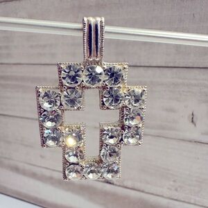 Simulated Rhinestone Pendant